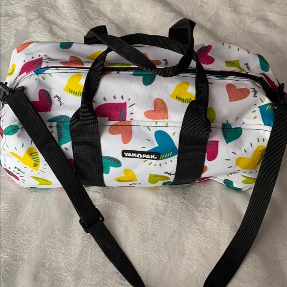 Yak Pak Small Duffle Bag With Heart Design